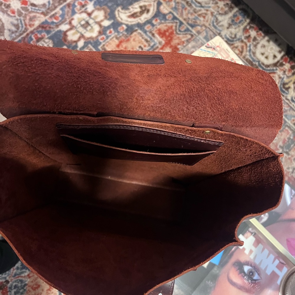 Dr. Marten Leather Cherry Red Bag